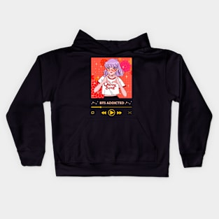 BTS ADDICTED Kids Hoodie